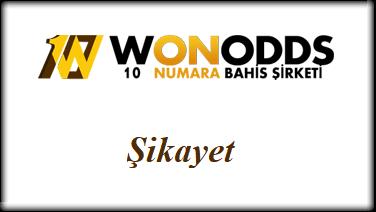 Wonodds Şikayet